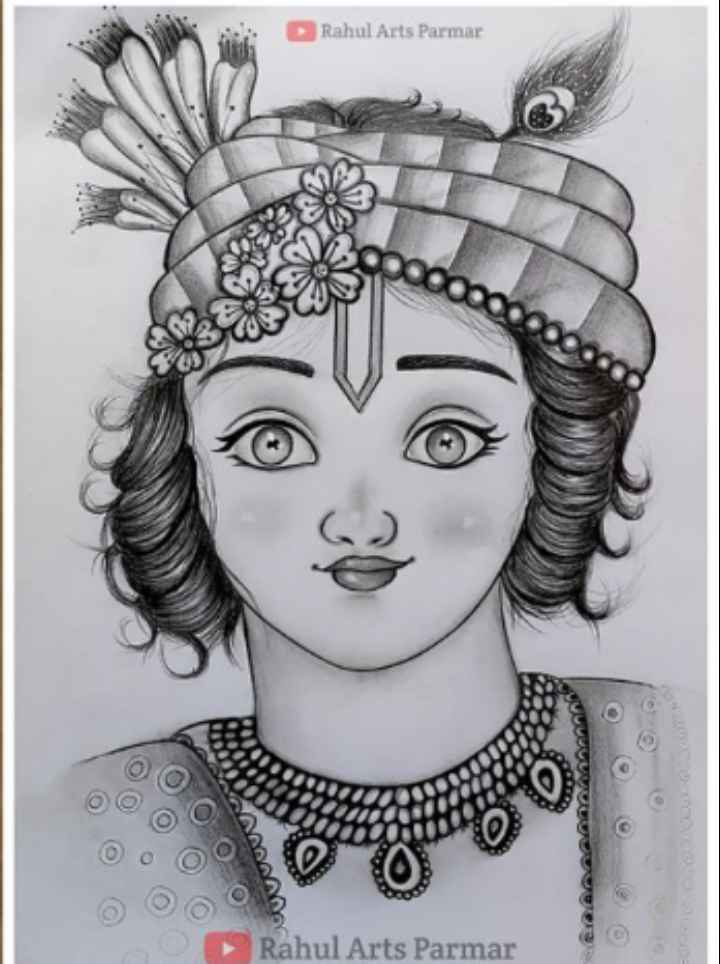 Radhe krishna Drawing by Soumen Roy - Fine Art America-saigonsouth.com.vn